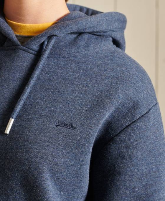 Superdry rochie cu hanoraș brodat cu logo vintage îmbrăcăminte marina femei JX0Z2516