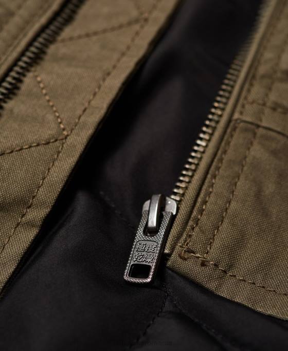 Superdry rookie winter aviator jachetă bomber îmbrăcăminte verde bărbați JX0Z4706