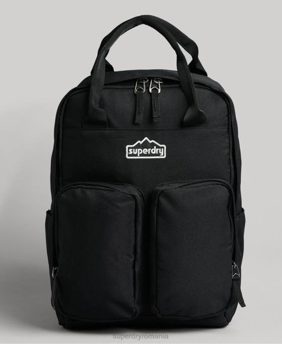 Superdry rucsac cu mâner superior accesorii gri inchis bărbați JX0Z1654