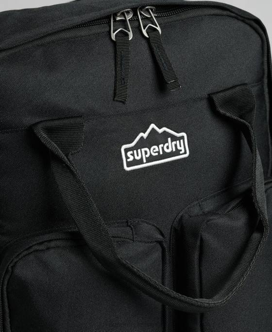 Superdry rucsac cu mâner superior accesorii gri inchis bărbați JX0Z1654