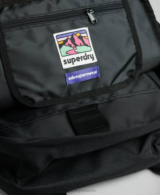 Superdry rucsac cu mâner superior accesorii gri inchis bărbați JX0Z1654
