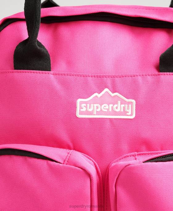 Superdry rucsac cu mâner superior accesorii roz bărbați JX0Z1661