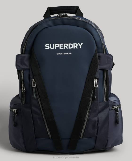 Superdry rucsac grafic cu prelată de munte accesorii marina bărbați JX0Z113