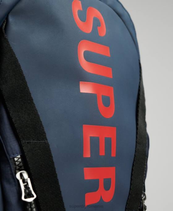Superdry rucsac grafic cu prelată de munte accesorii marina bărbați JX0Z1728