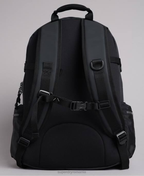 Superdry rucsac grafic cu prelată de munte accesorii negru bărbați JX0Z1619