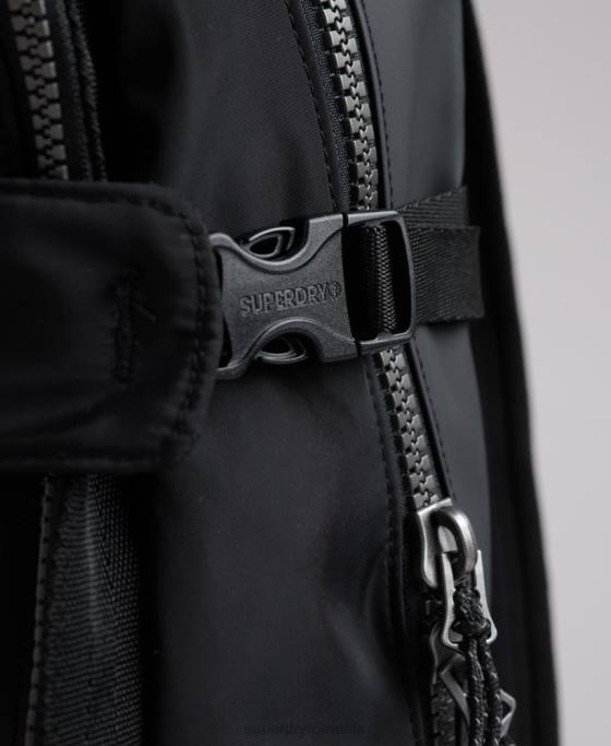 Superdry rucsac grafic cu prelată de munte accesorii negru bărbați JX0Z1619