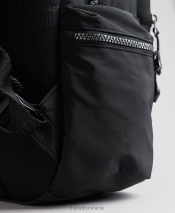 Superdry rucsac grafic cu prelată de munte accesorii negru bărbați JX0Z1619