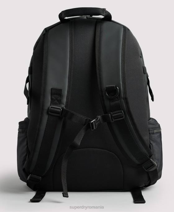 Superdry rucsac grafic cu prelată de munte accesorii negru bărbați JX0Z1633