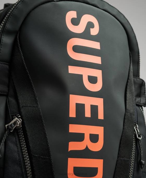 Superdry rucsac grafic cu prelată de munte accesorii negru bărbați JX0Z1639