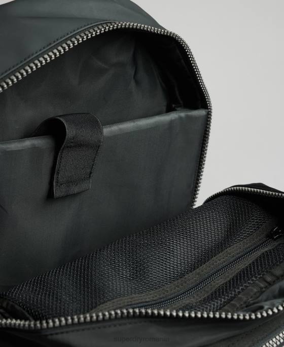 Superdry rucsac grafic cu prelată de munte accesorii negru bărbați JX0Z1639