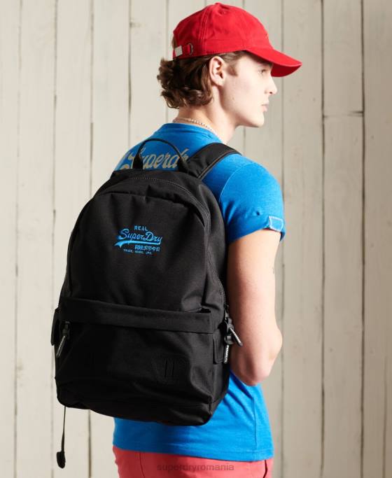 Superdry rucsac montana cu logo vintage accesorii negru bărbați JX0Z1837