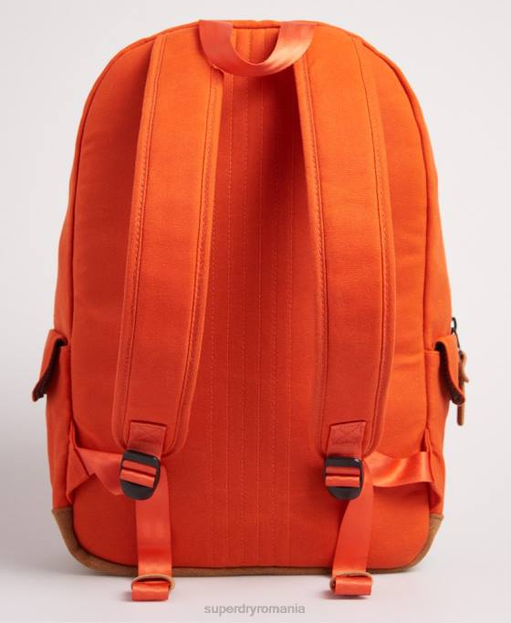Superdry rucsac montana din pânză ceară accesorii portocale femei JX0Z6667