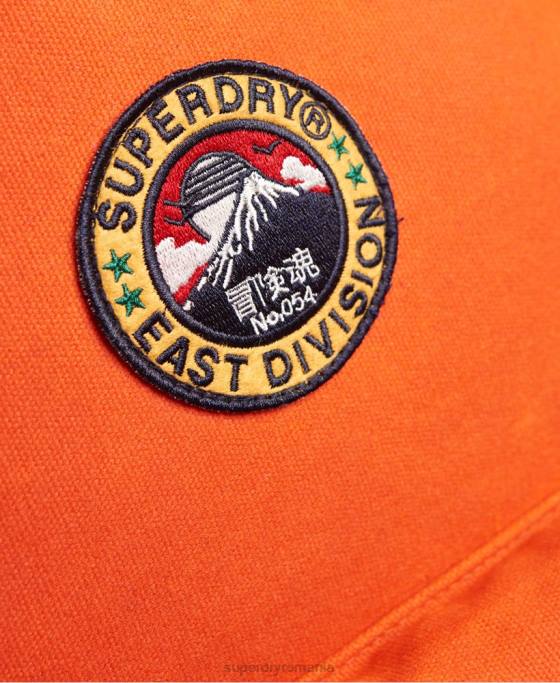 Superdry rucsac montana din pânză ceară accesorii portocale femei JX0Z6667