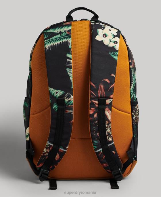 Superdry rucsac montana imprimat accesorii negru femei JX0Z4217