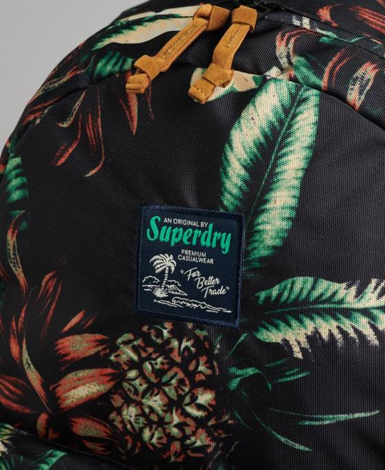Superdry rucsac montana imprimat accesorii negru femei JX0Z4217