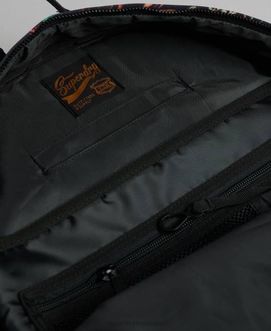 Superdry rucsac montana imprimat accesorii negru femei JX0Z4217