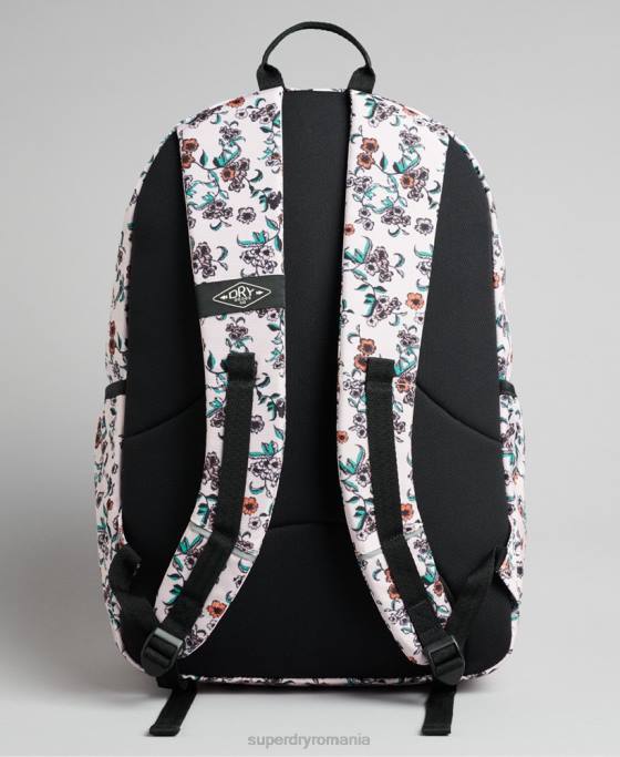 Superdry rucsac montana imprimat accesorii roz bărbați JX0Z1634