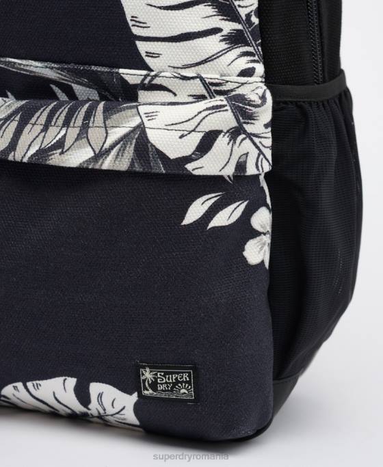 Superdry rucsac montana imprimeu cali accesorii negru femei JX0Z6615