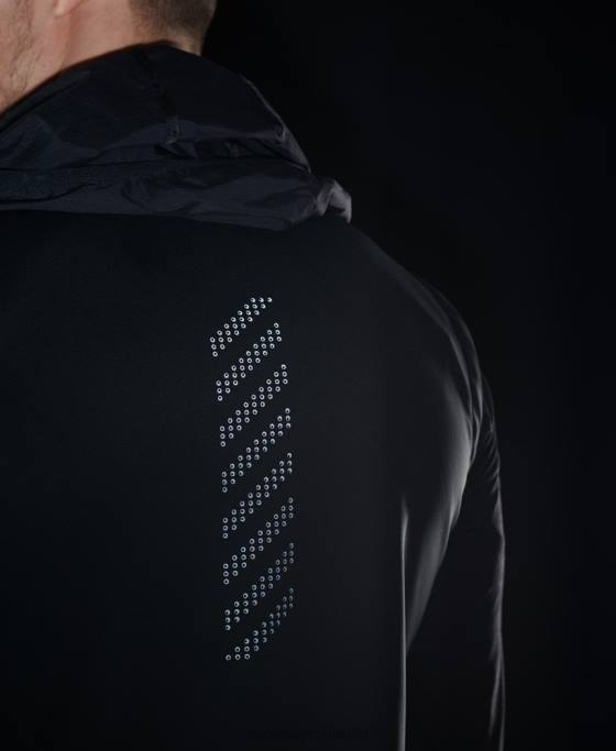 Superdry rulați gilet adaptabil îmbrăcăminte negru bărbați JX0Z4609