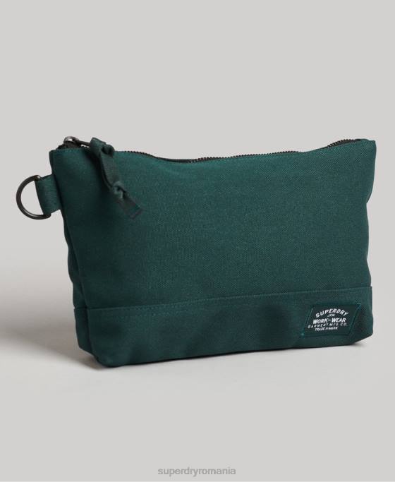 Superdry sac de spălat clasic accesorii verde bărbați JX0Z1717