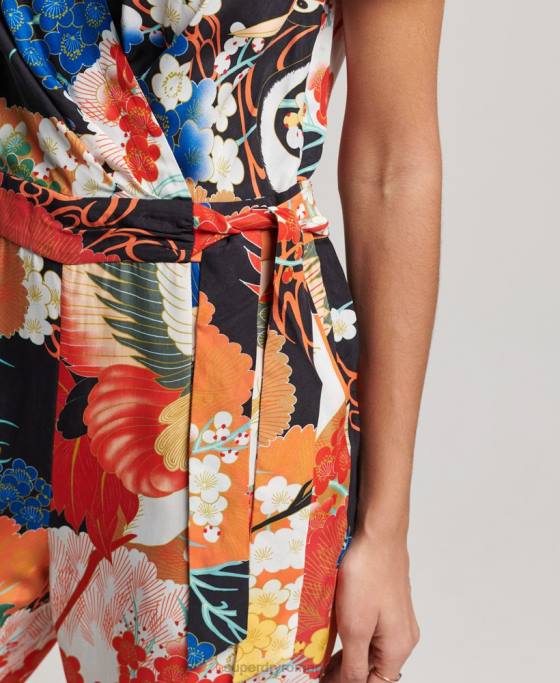 Superdry salopetă vintage țesătă îmbrăcăminte multi femei JX0Z2121