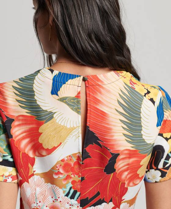 Superdry salopetă vintage țesătă îmbrăcăminte multi femei JX0Z2121