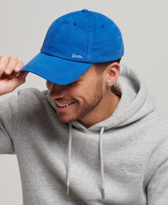 Superdry sapca brodata vintage accesorii albastru bărbați JX0Z1625