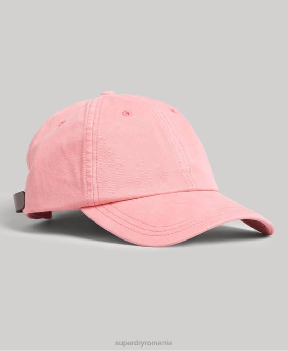 Superdry sapca brodata vintage accesorii coral bărbați JX0Z1774