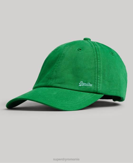 Superdry sapca brodata vintage accesorii verde bărbați JX0Z1670