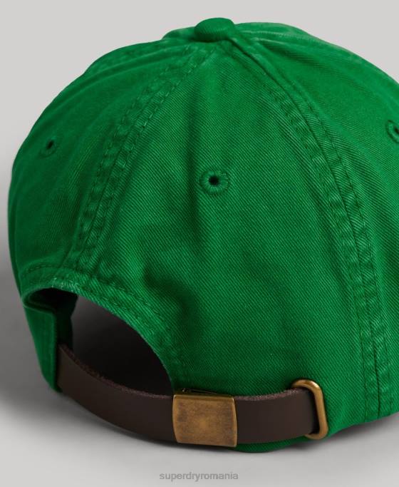 Superdry sapca brodata vintage accesorii verde bărbați JX0Z1670