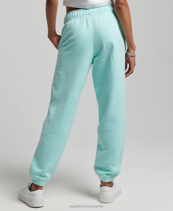 Superdry script grafic boyfriend joggeri îmbrăcăminte albastru femei JX0Z6591