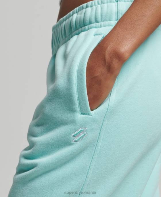 Superdry script grafic boyfriend joggeri îmbrăcăminte albastru femei JX0Z6591