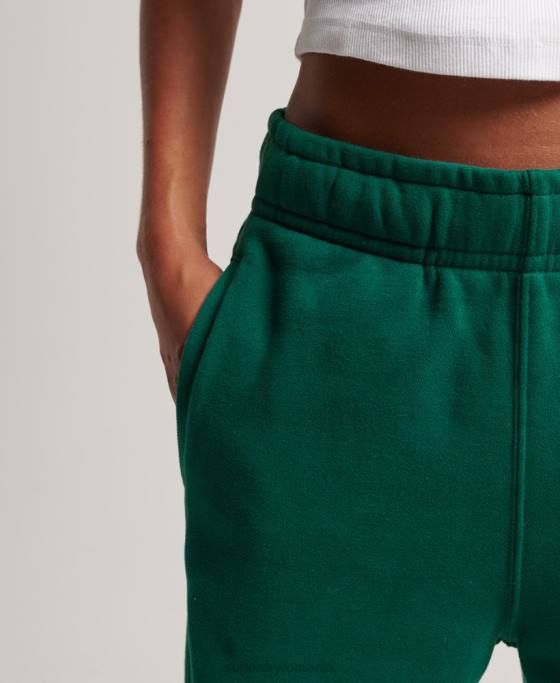 Superdry script grafic boyfriend joggeri îmbrăcăminte verde femei JX0Z6685
