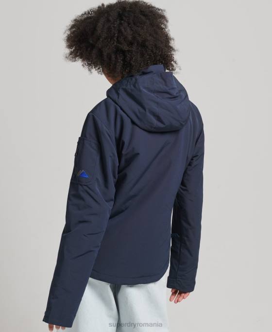 Superdry sd-breaker final cu glugă îmbrăcăminte marina femei JX0Z3664