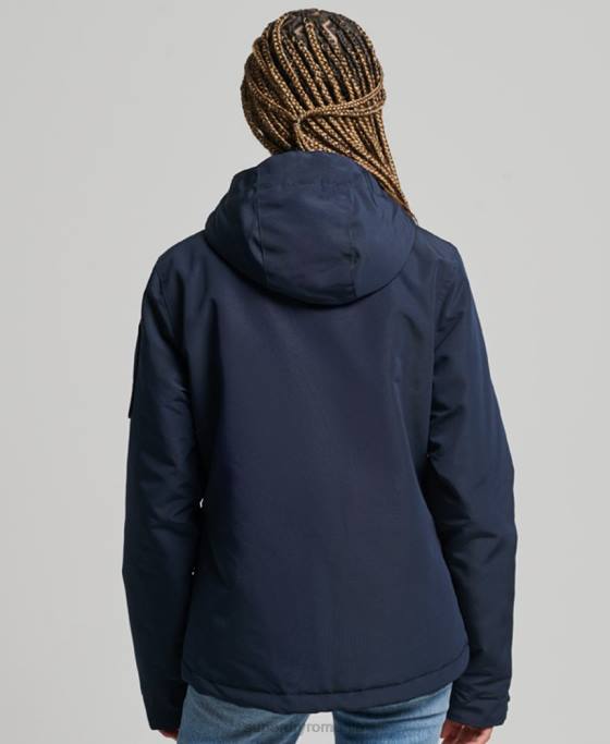 Superdry sd-breaker final cu glugă îmbrăcăminte marina femei JX0Z3738