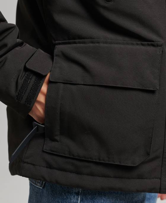 Superdry sd-breaker final cu glugă îmbrăcăminte negru femei JX0Z3665