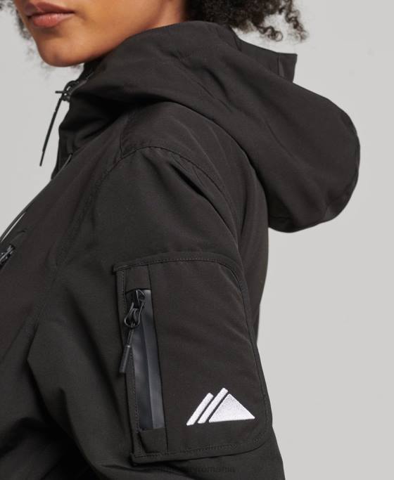 Superdry sd-breaker final cu glugă îmbrăcăminte negru femei JX0Z3742