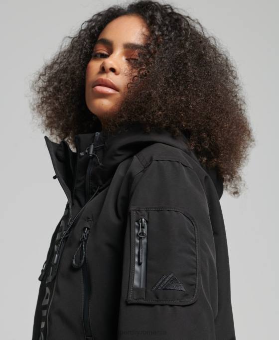 Superdry sd-breaker final cu glugă îmbrăcăminte negru femei JX0Z3806