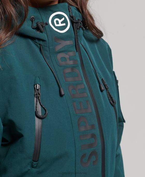 Superdry sd-breaker final cu glugă îmbrăcăminte verde femei JX0Z3629