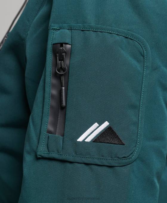 Superdry sd-breaker final cu glugă îmbrăcăminte verde femei JX0Z3629