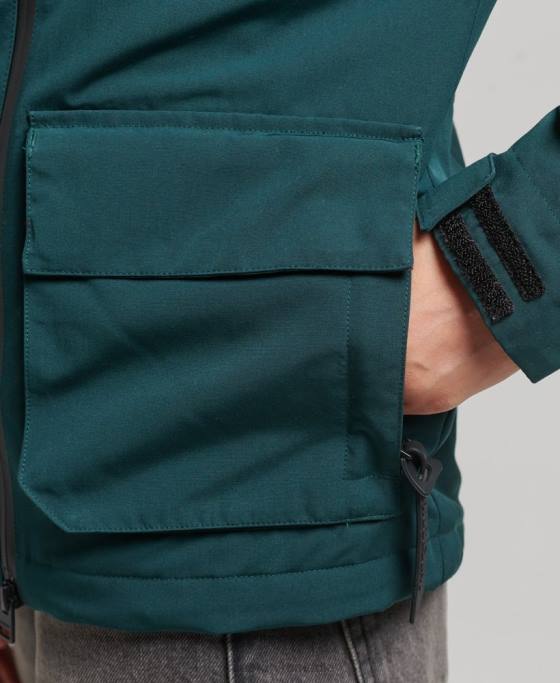 Superdry sd-breaker final cu glugă îmbrăcăminte verde femei JX0Z3629