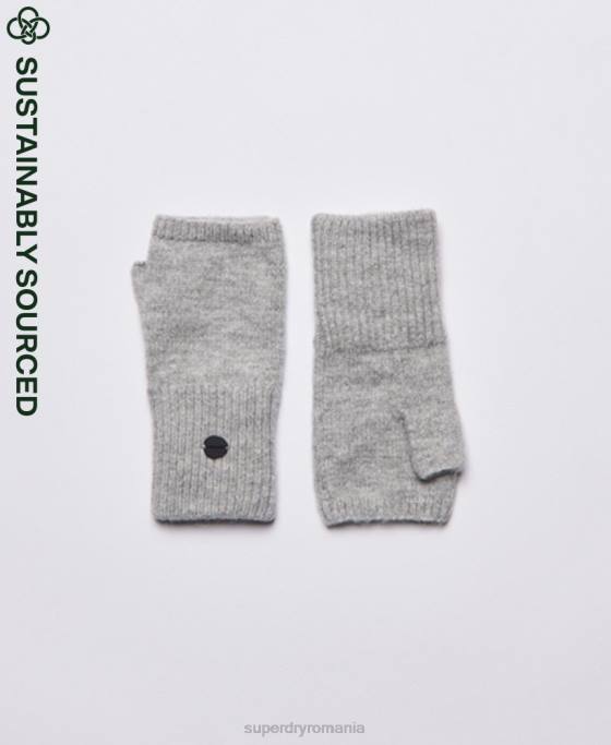 Superdry semi-mănuși de lux studios accesorii gri deschis femei JX0Z4288