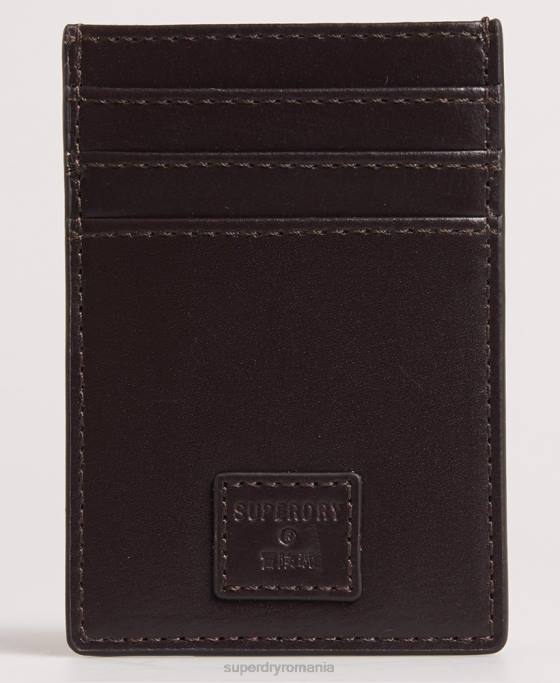 Superdry set curea benson accesorii maro bărbați JX0Z6457