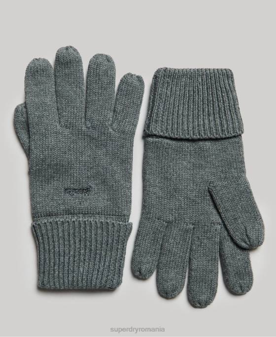 Superdry set de accesorii logo vintage accesorii gri bărbați JX0Z1648