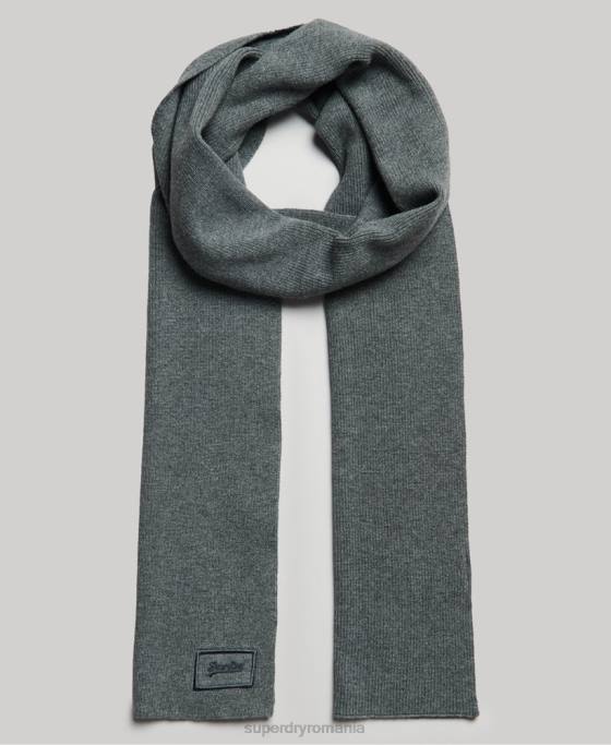 Superdry set de accesorii logo vintage accesorii gri bărbați JX0Z1648