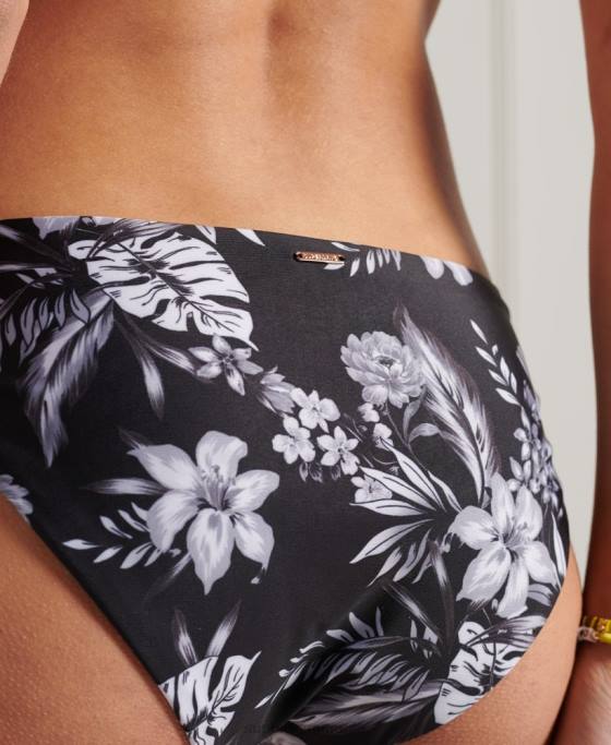 Superdry slip bikini surf îmbrăcăminte negru femei JX0Z6638