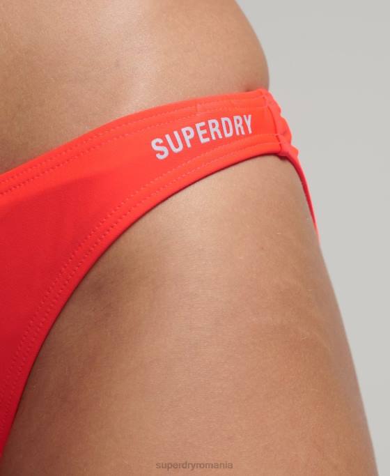Superdry slip de bikini esențial îmbrăcăminte coral femei JX0Z3224
