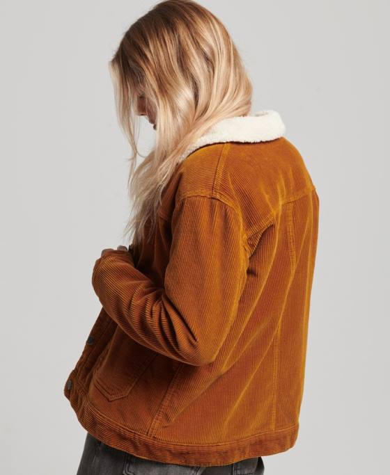 Superdry snur chore haine de lucru îmbrăcăminte portocale femei JX0Z3696