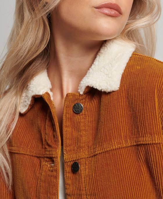 Superdry snur chore haine de lucru îmbrăcăminte portocale femei JX0Z3696