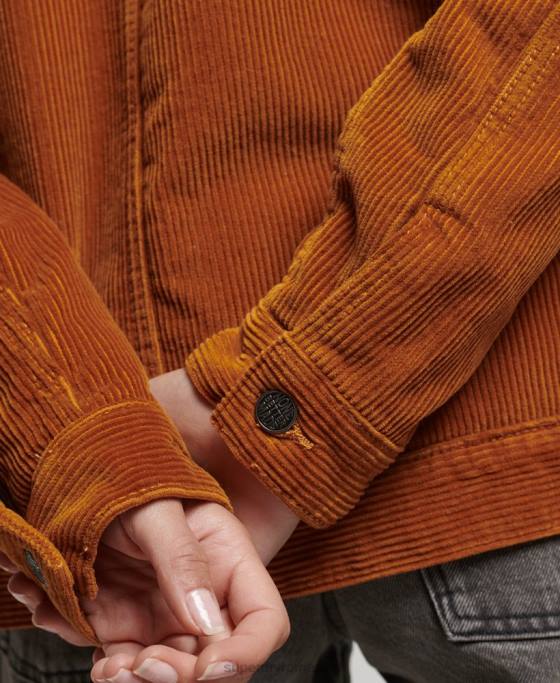 Superdry snur chore haine de lucru îmbrăcăminte portocale femei JX0Z3696